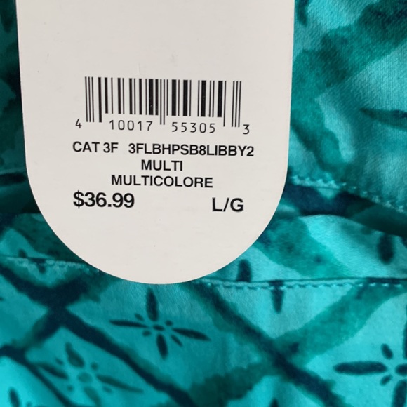 Health Pro Aqua scrub top NWT large - Picture 9 of 10
